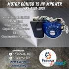 Motor c&oacute;nico 15 HP Mpower AXQ1 200  en Campeche