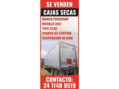 SE VENDEN CAJAS SECAS.